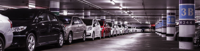 parking souterrain lecture de plaques d'immatriculation